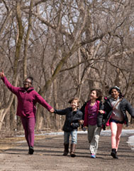Kids at Fort Snelling State Park 